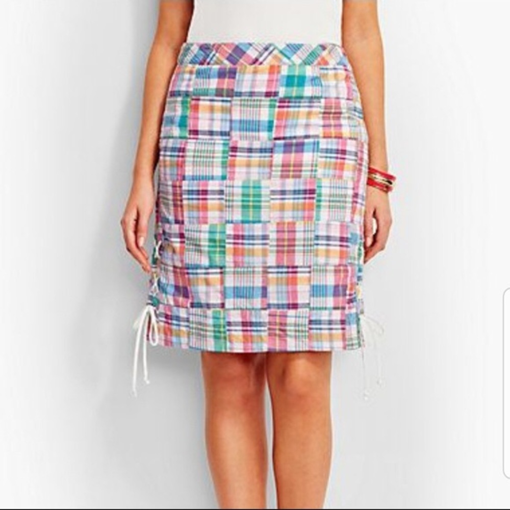 Talbots Madras Skirt